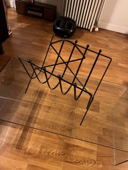 Vintage Wire Magazine Rack