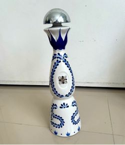 Clase Azul Reposado Empty Tequila Bottle 750ml Hand Painted