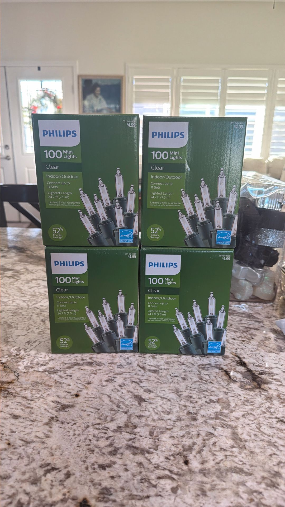 Clear Indoor/Outdoor Lights