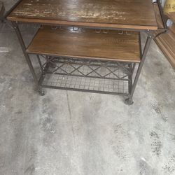 Metal Bar Cart