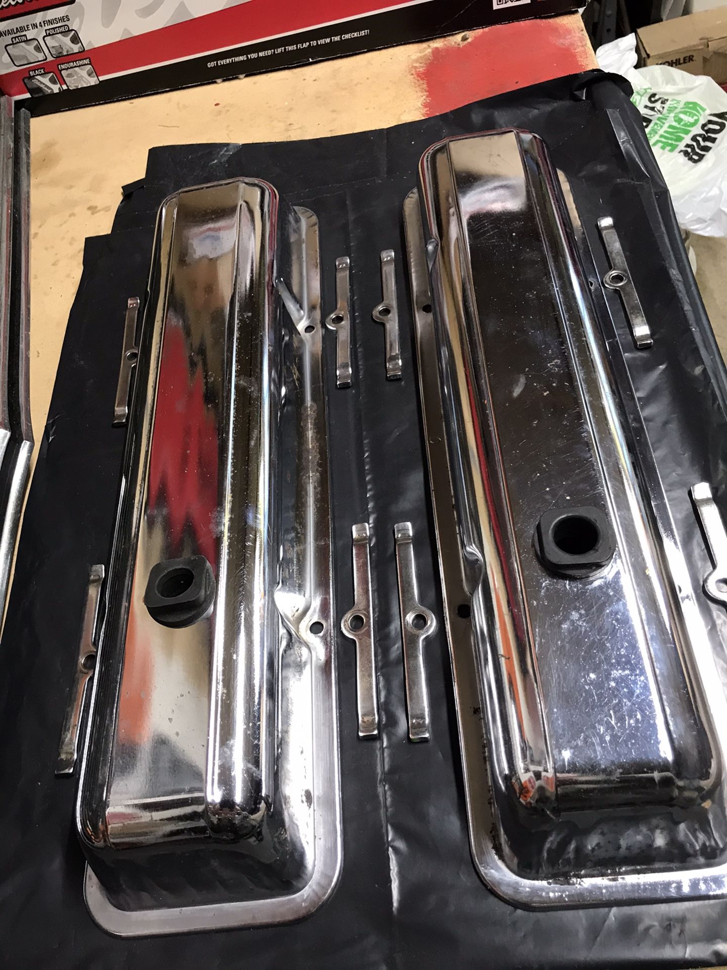 SBC Chrome Valve Covers