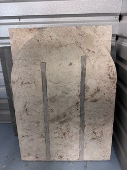 Natural Travertine Stone Slab / Architectural Panel with Inlaid Elemen 200$ all