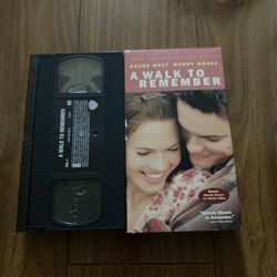 A Walk To Remember Video Tape