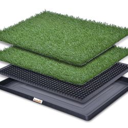 Dogs And Small Pet 16x20 Reusable 3-Layer Training Potty Pad With Tray