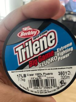 Berkley trilene fluorocarbon (clear)
