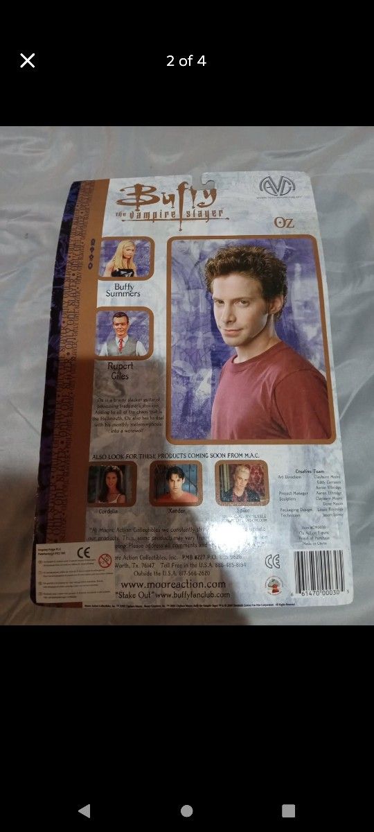 Oz Buffy the Vampire Slayer Seth Green still in packaging