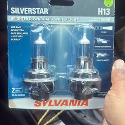 Sylvania Silverstar H13 Halogen Bulbs