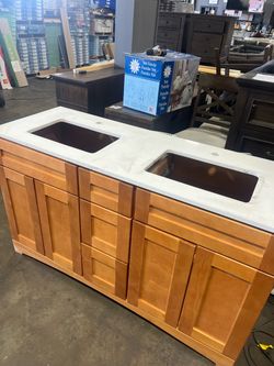 60” double sink bathroom Vanity for Sale!