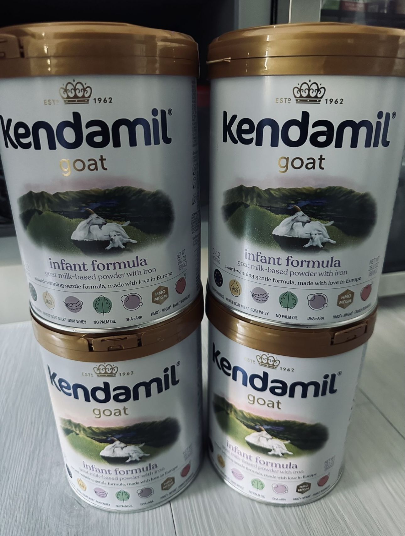 Kendamil 0-12 Months Goat Milk-Based Powder Infant Formula (28.2 oz)