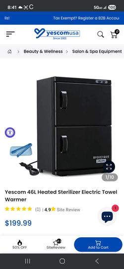 Yescom 46L Electric Heated Towel Warmer