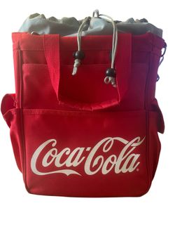 Picnic Time Picnic Time 614-00-100-911-0 Coca Cola- Activo Cooler Tote, Red