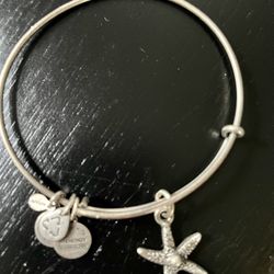 Alex and Ani silver starfish bracelet