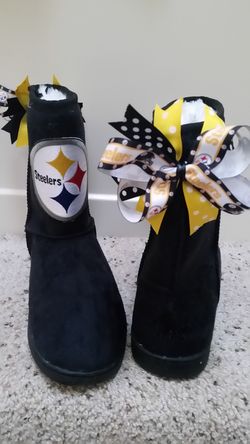 Pittsburgh Steelers Inspired UGG Style Womens Boots