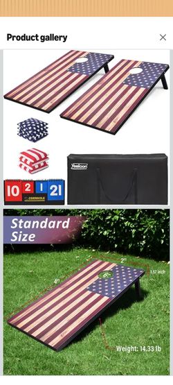 Brand new Corn Hole red white and blue in box never opened the