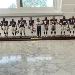 1998 Denver Broncos Danbury Mint figurines 