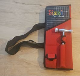 Sizzix Paddle Craft Mat Punch Kit Hammer Organizer Storage Case Pouch