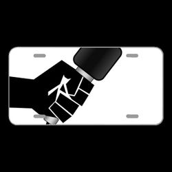 License Plate Novelty Car Front Interview Microphone Communication