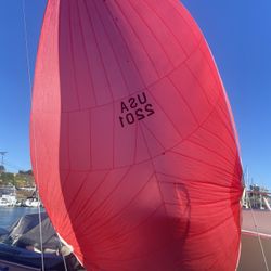Symmetrical Spinnaker Off A  J24