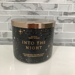 Bath and Body Works Candle  Into the Night