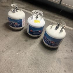 3 Propane Tanks One Is Half Full All For $70