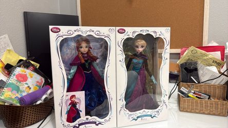 Limited Edition Disney Anna and Elsa Frozen Doll 17" LE 5000