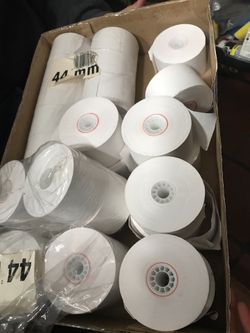 44 mm Receipt paper rolls