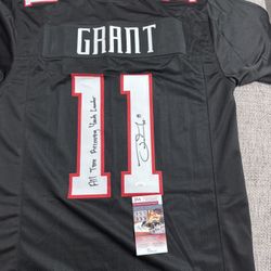 JAKEEM GRANT  Signed Autograph Custom Jersey - Jsa Coa - Texas Tech Red Raiders