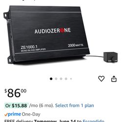 Subwoofer and Amplifier