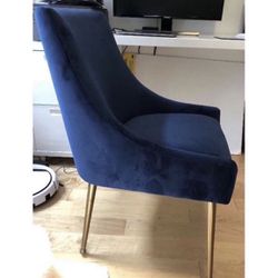 Set of Blue Chic Chairs