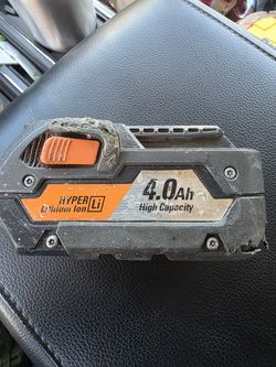 Rigid 4.0 18 Volt Battery & Charger