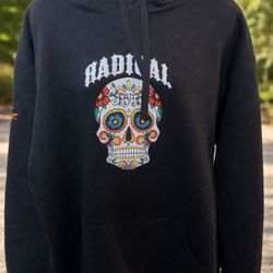 Radical embroidered custom hoodie