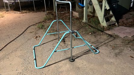 Metal gymnastics bar