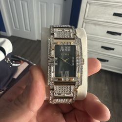 New Elgin Fully Iced Out Watch Shines Bright Sapphire Waterproof 