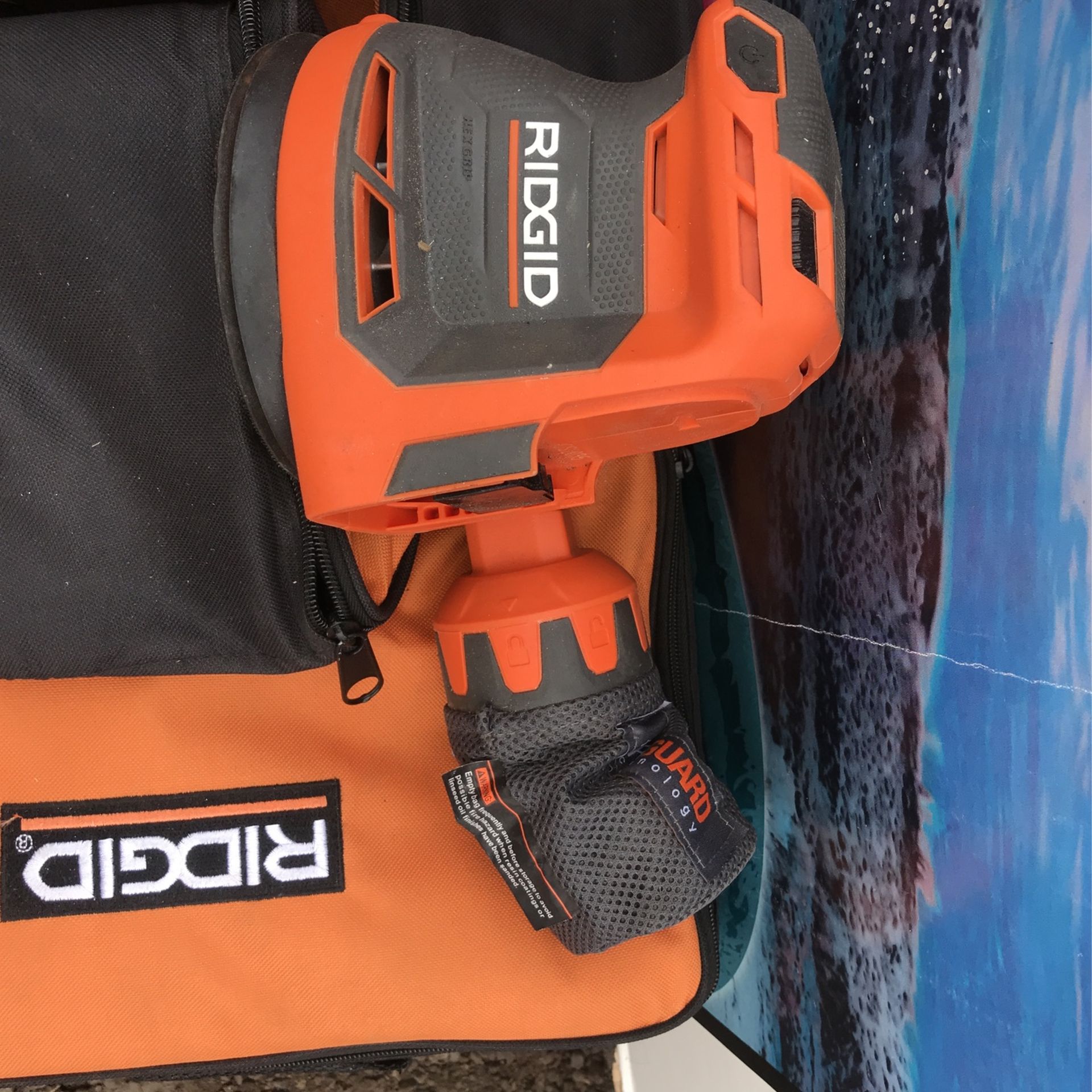 RIDGID 18-Volt Cordless 5 in. Random Orbit Sander Tool Only