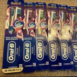 7 Oral B Toothbrush ($15/set)
