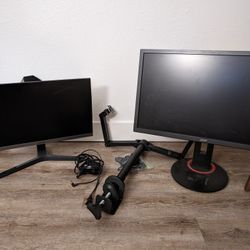 Acer XFA 240H Gaming monitor+Koorui 22" monitor