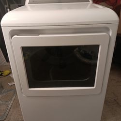 White GE Dryer 