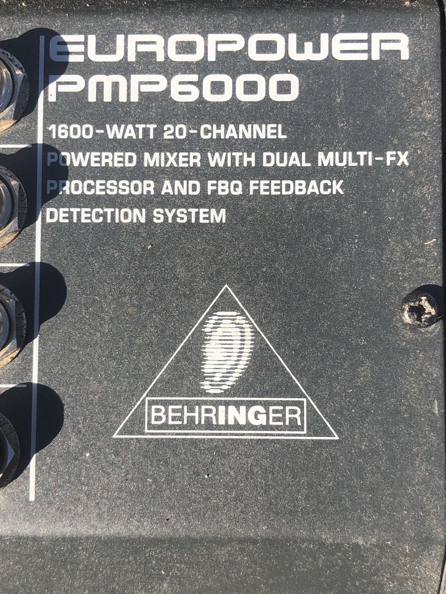 Europower Pmp 6000 Mixer Board And Case