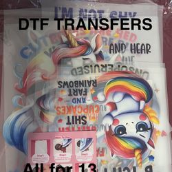 DTF prints Iron On