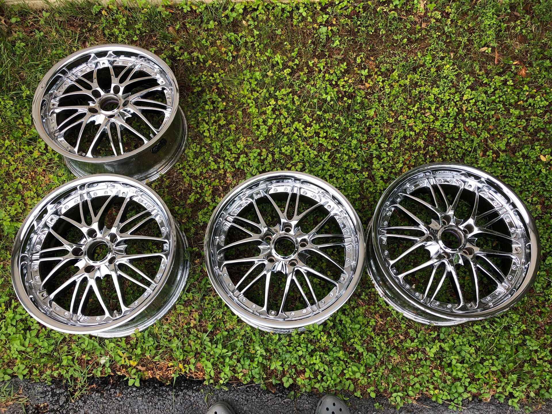 18” Chrome Rims & 2 Michelin tires