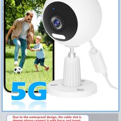 5G/2.4G Outdoor/Indoor Security Camera,3MP Baby/Elder/Dog/Pet/Nanny Camera with Phone App, WiFi Baby Monitor, Motion Detection, Alarm Siren, Night Vis