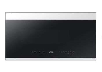 Samsung Bespoke 2.1 cu.ft. Over The Range Microwave with Sensor Cooking in White Glass