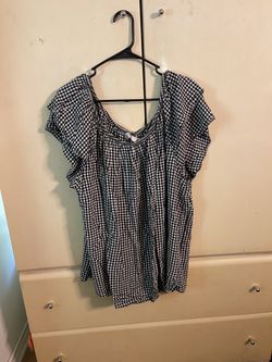 Terra & Sky blouse, size 3X (24W-26W)