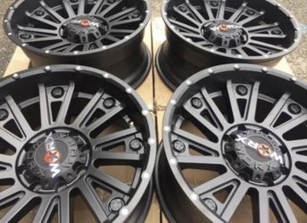 20 WORX WHEELS RIMS NEW SET 20X9 8X6.5 DODGE RAM 2500 3500 CHEVY