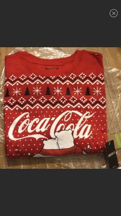 New - Coca Cola “Ugly” Sweater With Lights
