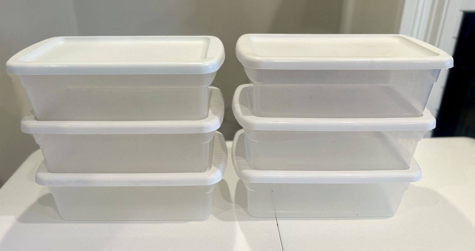 Like-New Sterilite Storage Containers (6 Total) & Lids