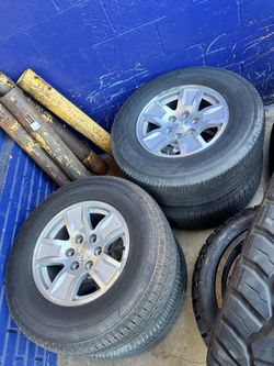 Chevy Truck Wheels with Tires 6 lug