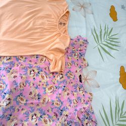 Women Tops Orange S, Pink L