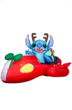 4ft Disney Stitch Christmas Inflatable Yard Decoration