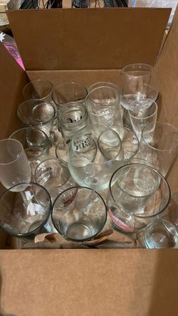 Glass cups full box $5